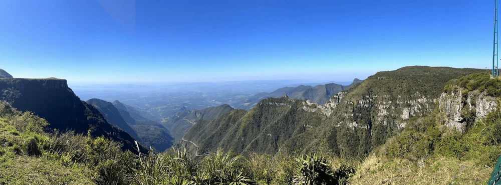 Panorâmica da Serra do Rio do Rastro. 