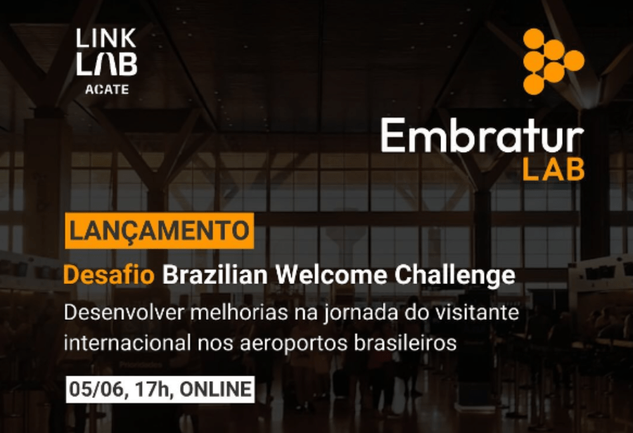 Startups podem inscrever suas soluções no desafio de inovação da Embratur e têm a oportunidade de se conectar à agência brasileira.