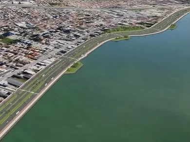 Beira-mar de Barreiros em São José