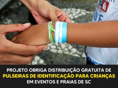 pulseiras de identificação para crianças
