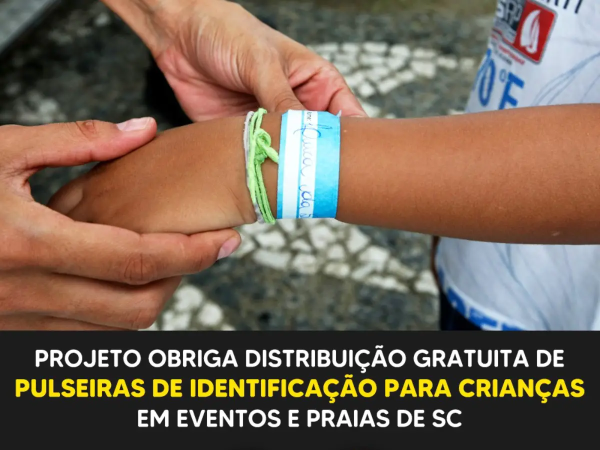 pulseiras de identificação para crianças 