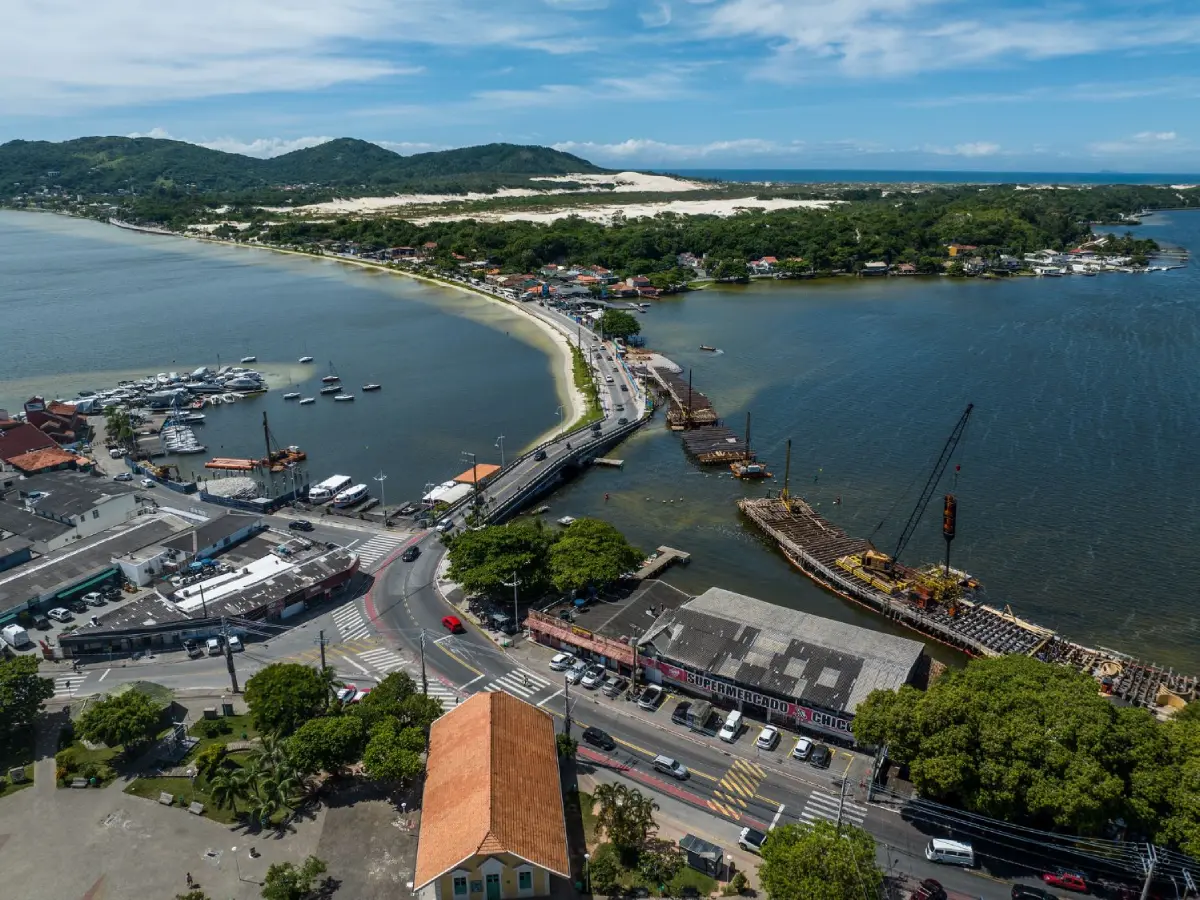 Nova ponte da Lagoa da Conceição