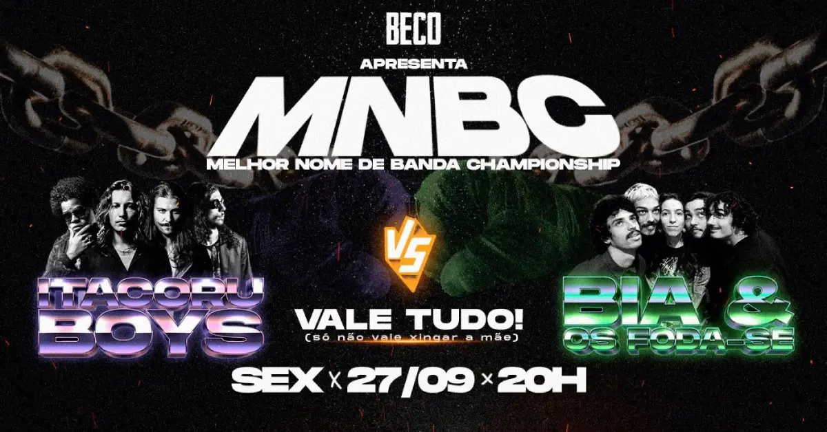 Itacoruboys vs Bia & Os Foda-se | MNBC - Melhor Nome de Banda Championship