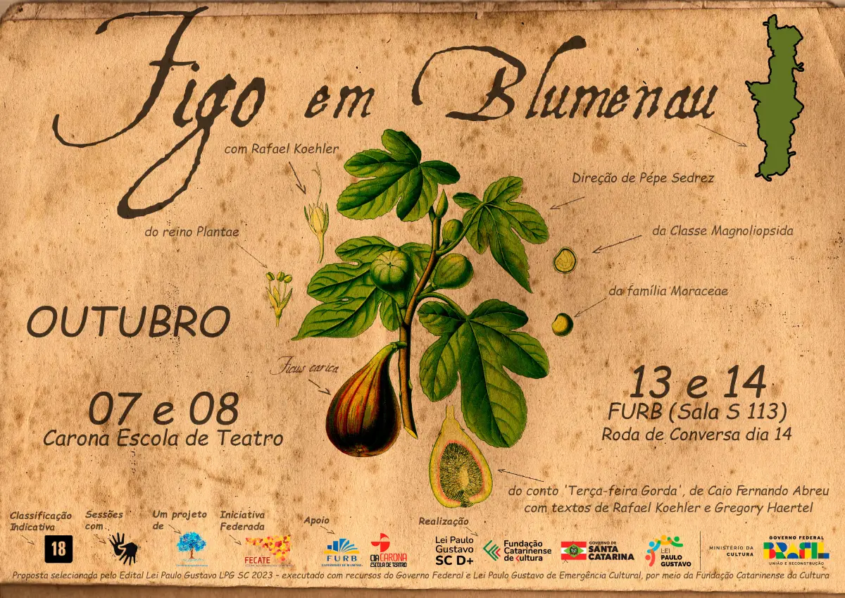 Espetáculo Figo terá quatro apresentações no mês de outubro em Blumenau