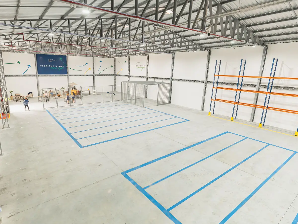 Novo terminal de cargas é inaugurado no Aeroporto Internacional de Florianópolis