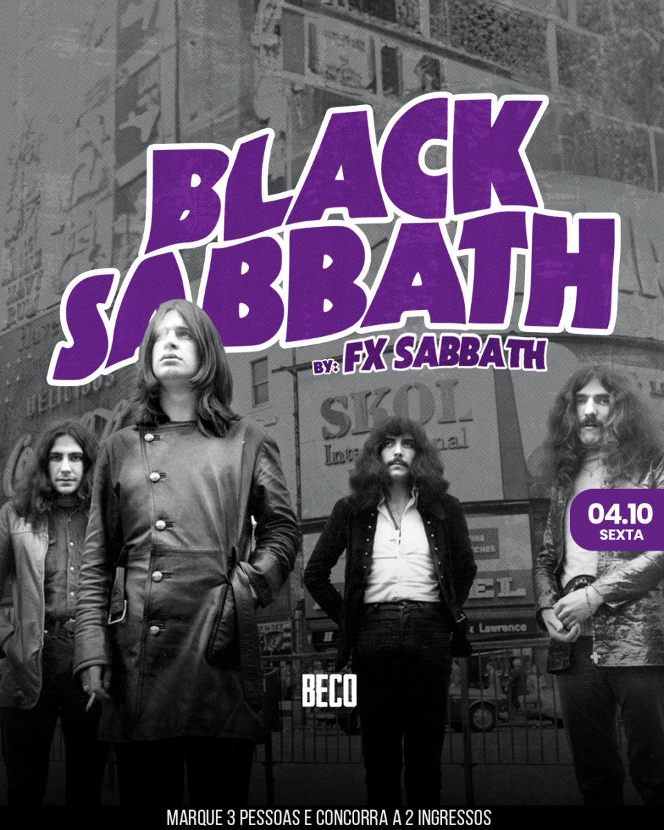 Especial BLACK SABBATH no beco!