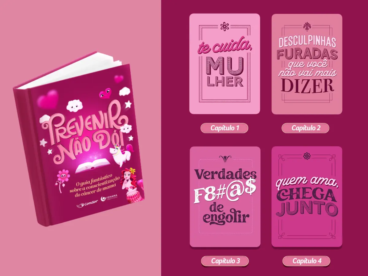 prevenir não dói - Outubro Rosa: saiba como participar da campanha da Condor que amplia a conscientização sobre o câncer de mama