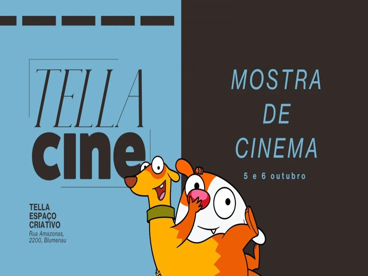 TellaCine traz animações e curtas para Blumenau nos dias 5 e 6 de outubro. Presença de Boris e Rufus e bate-papo com os produtores. Entrada gratuita!