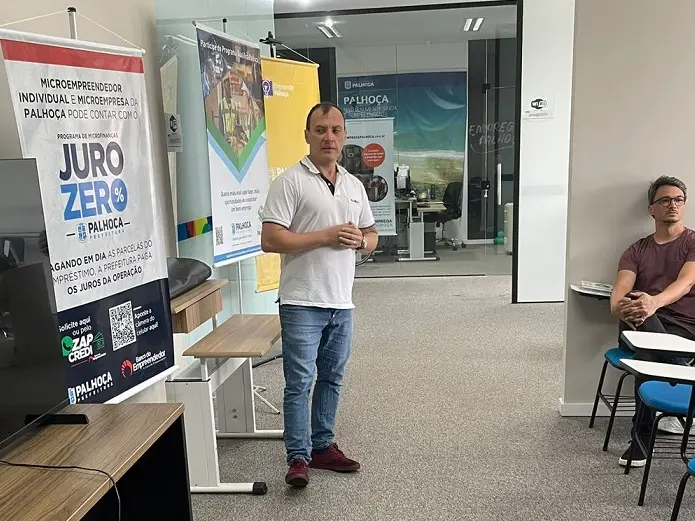 Participantes do Programa Jovem Palhocense exploram o Parque Tecnológico da Pedra Branca