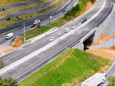 Dois viadutos da BR-470 foram liberados para o tráfego em em Santa Catarina