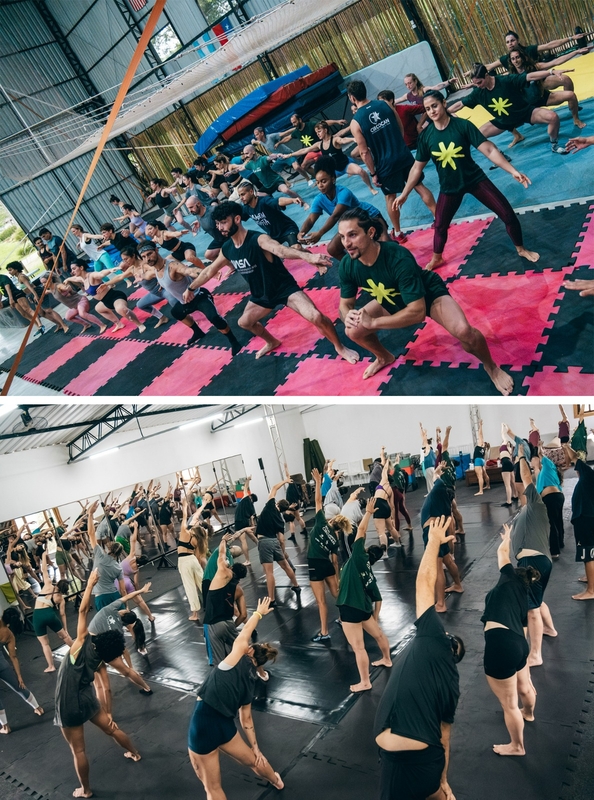 Bailarinos do Balé Teatro Guaíra participam de Camp de formação em circo