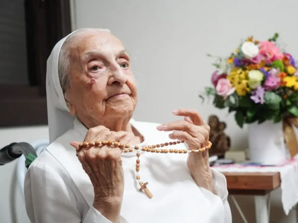 A mulher mais velha do mundo é brasileira: conheça a história da Irmã Inah Canabarro Lucas