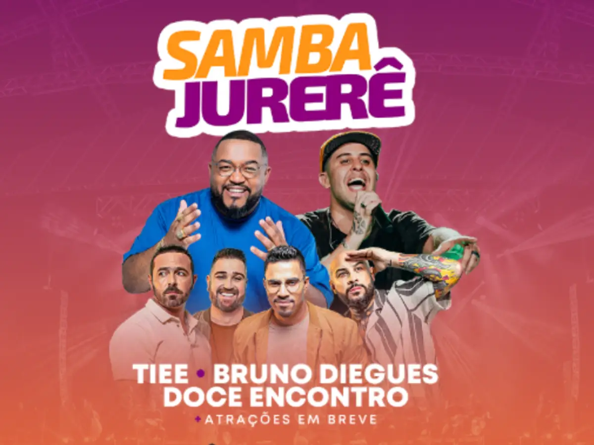 Samba Jurerê: Stage Music Park vai ser palco para show de samba em abril