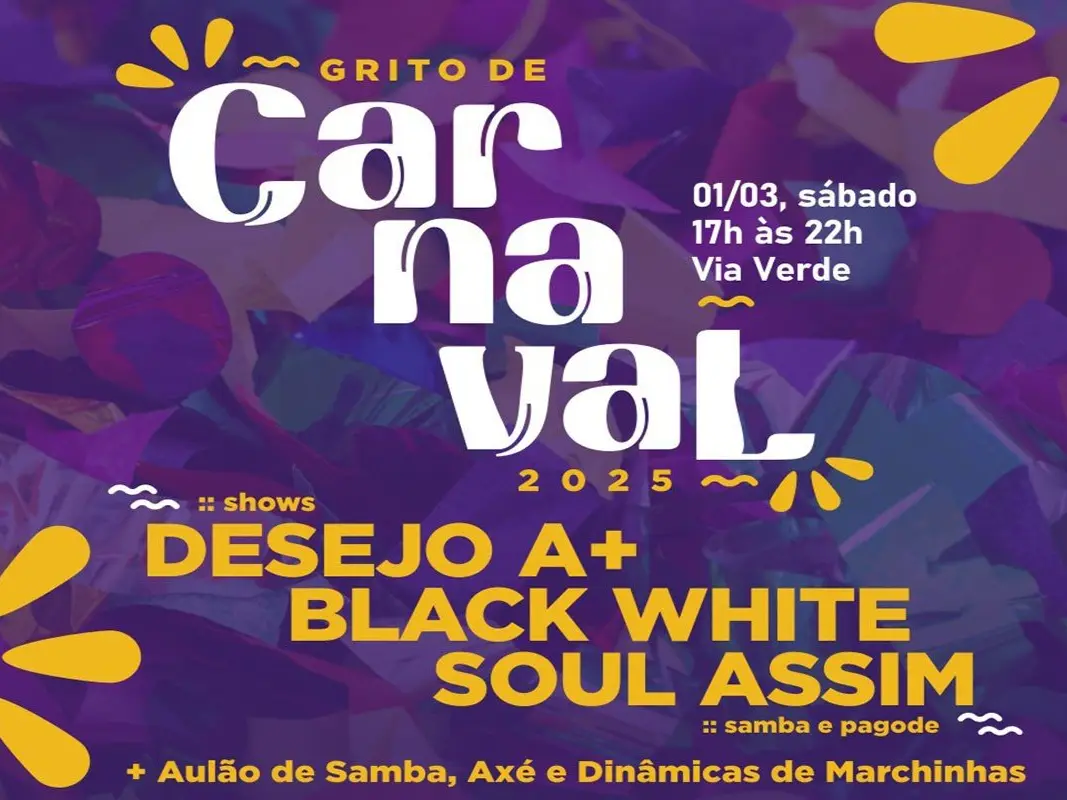 Grito de Carnaval em Jaraguá do Sul será em 1º de março