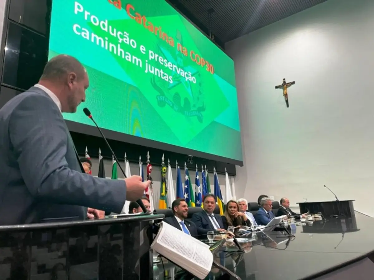 Assembleia de SC busca parceria entre estados para influenciar debates da COP 30