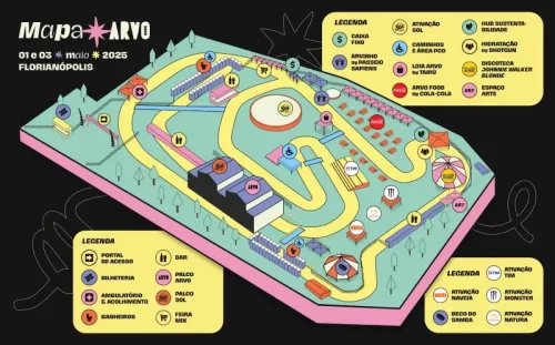 Mapa ARVO Festival