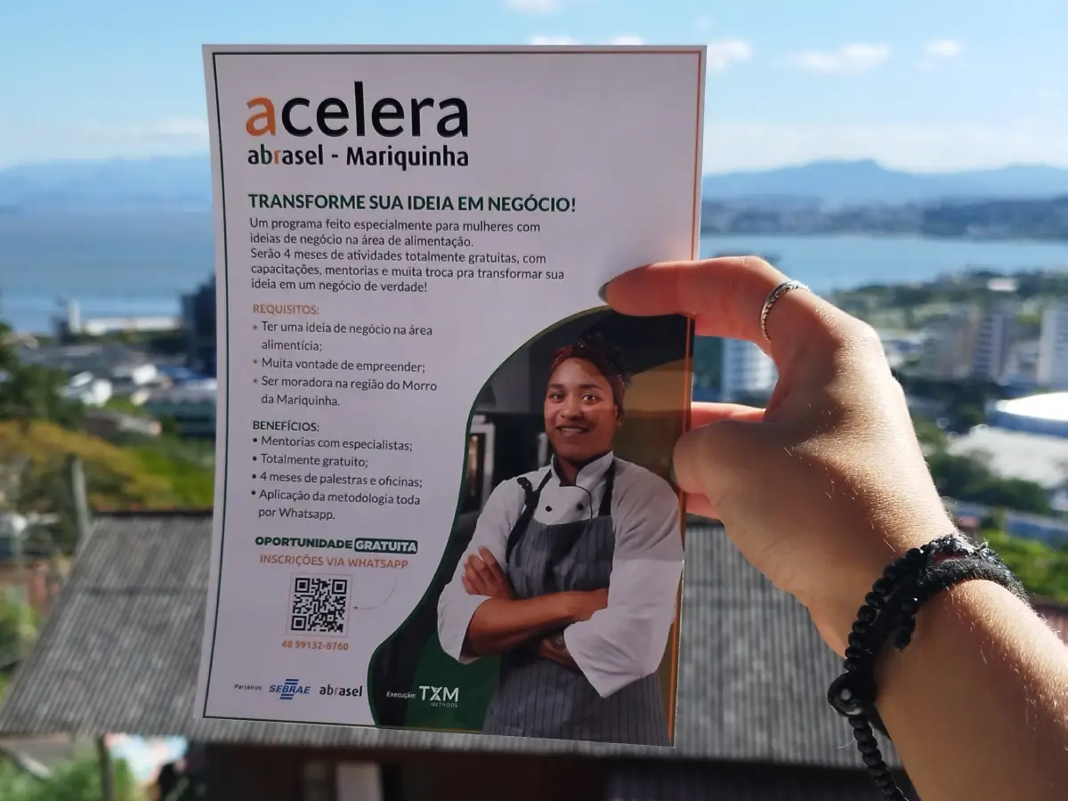 Projeto Acelera Mariquinha quer impulsionar novos negócios na área de alimentação