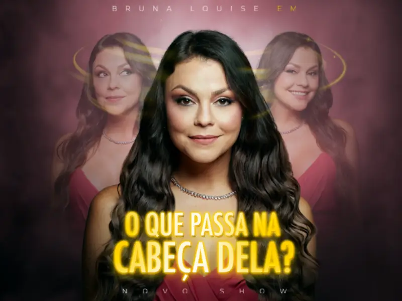 Bruna Louise, uma das pioneiras do stand-up feminino no Brasil, tem show marcado em Floripa