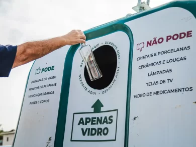 São José instala novos pontos de descarte de vidro nos bairros