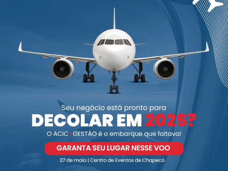 ACIC+Gestão 2025 terá 32 palestras em cinco ambientes