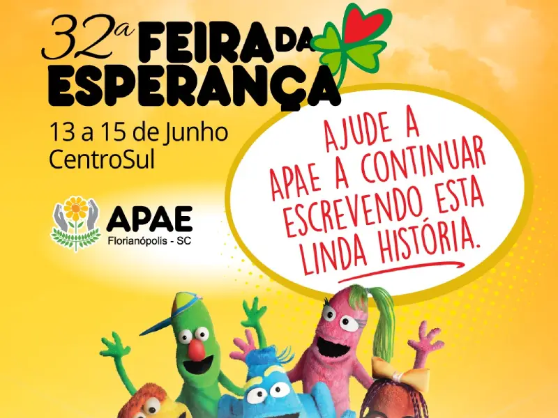 32º Feira da Esperança: três dias de solidariedade, cultura e inclusão em Florianópolis