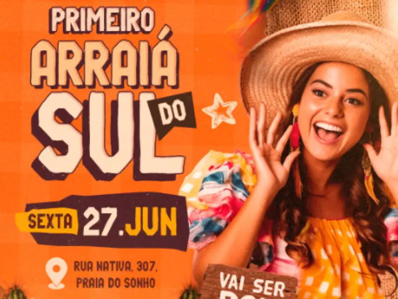 Palhoça realiza a primeira edição do Arraiá do Sul com quadrilha e boi de mamão