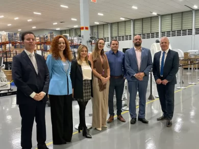 Secretário de Saúde de SC visita fábrica da Imex Medical, empresa catarinense referência em diagnóstico por imagem