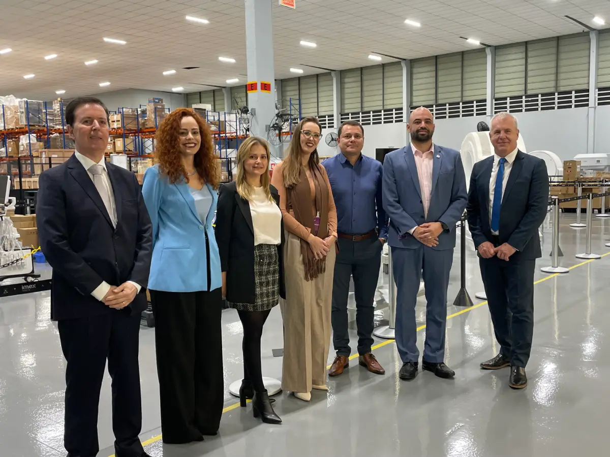 Secretário de Saúde de SC visita fábrica da Imex Medical, empresa catarinense referência em diagnóstico por imagem