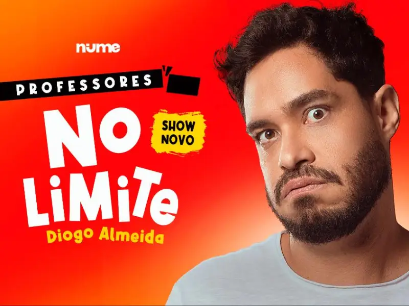 O professor mais engraçado do Brasil está chegando: Diogo Almeida apresenta “Professores no Limite” em São José