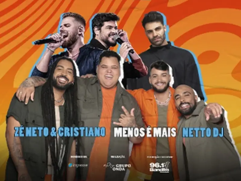 Sacode Floripa agita a Arena com Menos é Mais, Zé Neto & Cristiano e DJ Netto