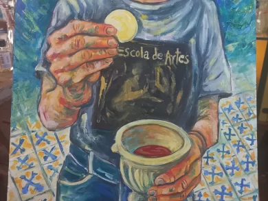 "Mãos que Servem": elaborada por artistas de diferentes idades, mostra é exibida no Balneário Shopping