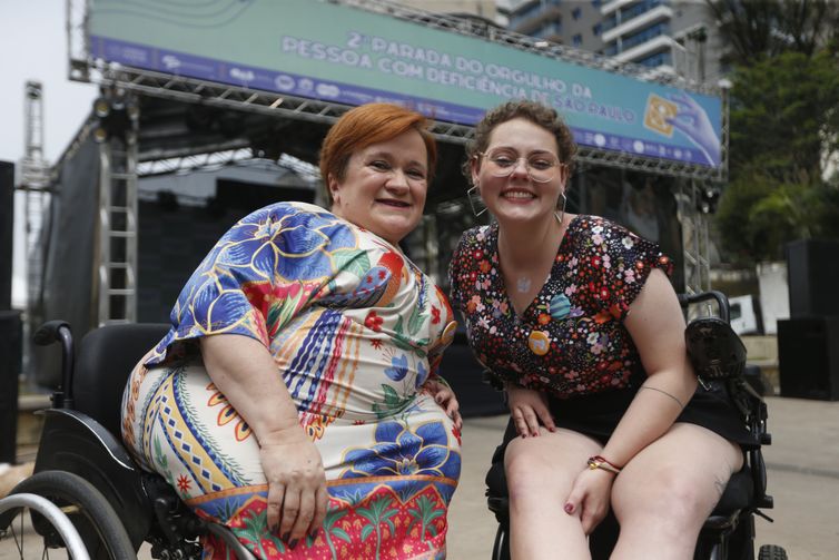 Segunda edição da Parada PCD, que celebra a diversidade, a inclusão e o orgulho de ser PCD. Paulo Pinto/Agência Brasil