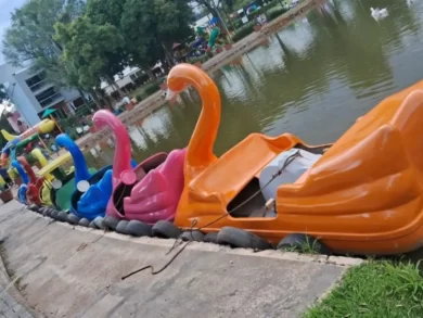 O Parque Edir de Marco, que foi revitalizado pela Prefeitura de Chapecó, com investimento de mais de R$ 7 milhões, terá uma nova atração a partir de agosto: passeio com pedalinho num dos seus lagos. A Secretaria de Governo informou que foi realizada uma licitação para que uma empresa explore o serviço, por meio do pregão eletrônico 178/2025, que teve como vencedora a pessoa jurídica Renata Jung. De acordo com o secretário da pasta, Adair Niederle, o contrato de concessão é por cinco anos, com possibilidade de prorrogação, e as obras do trapiche de acesso ao lago iniciam na próxima semana. O ingresso foi fixado em R$ 7,00 por pessoa por um período mínimo de dez minutos. O funcionamento será de sexta a domingo, de seis a oito horas, com gratuidade em um dos dias, explicou Adair. Foram exigidos quatro pedalinhos mas a empresa informou que serão seis equipamentos disponíveis. O Parque Edir de Marco tem 110 mil metros quadrados e conta com amplo espaço de lazer, quadras esportivas, lagos, playground, pergolado, espaço para caminhada e também vai abrigar a base da Polícia Municipal. Fonte: Prefeitura de Chapecó
