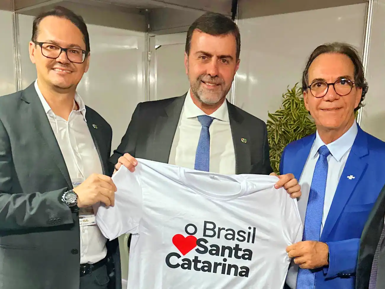 Eventos com Freixo e Décio colocam em pauta a promoção do turismo internacional de Santa Catarina