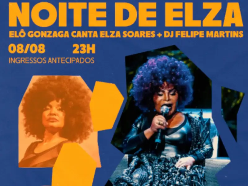 Elô Gonzaga e Felipe Martins comandam a "Noite de Elza" na Bugio em Florianópolis