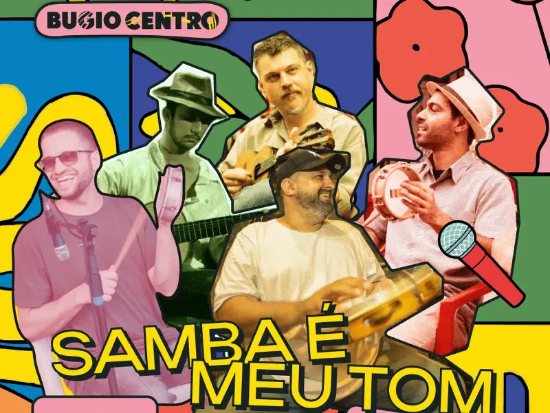 “O Samba é Meu Tom”: roda de samba para fechar o domingo com música boa