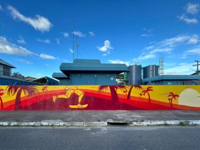 CASAN investe em arte urbana para evitar vandalismo nas unidades