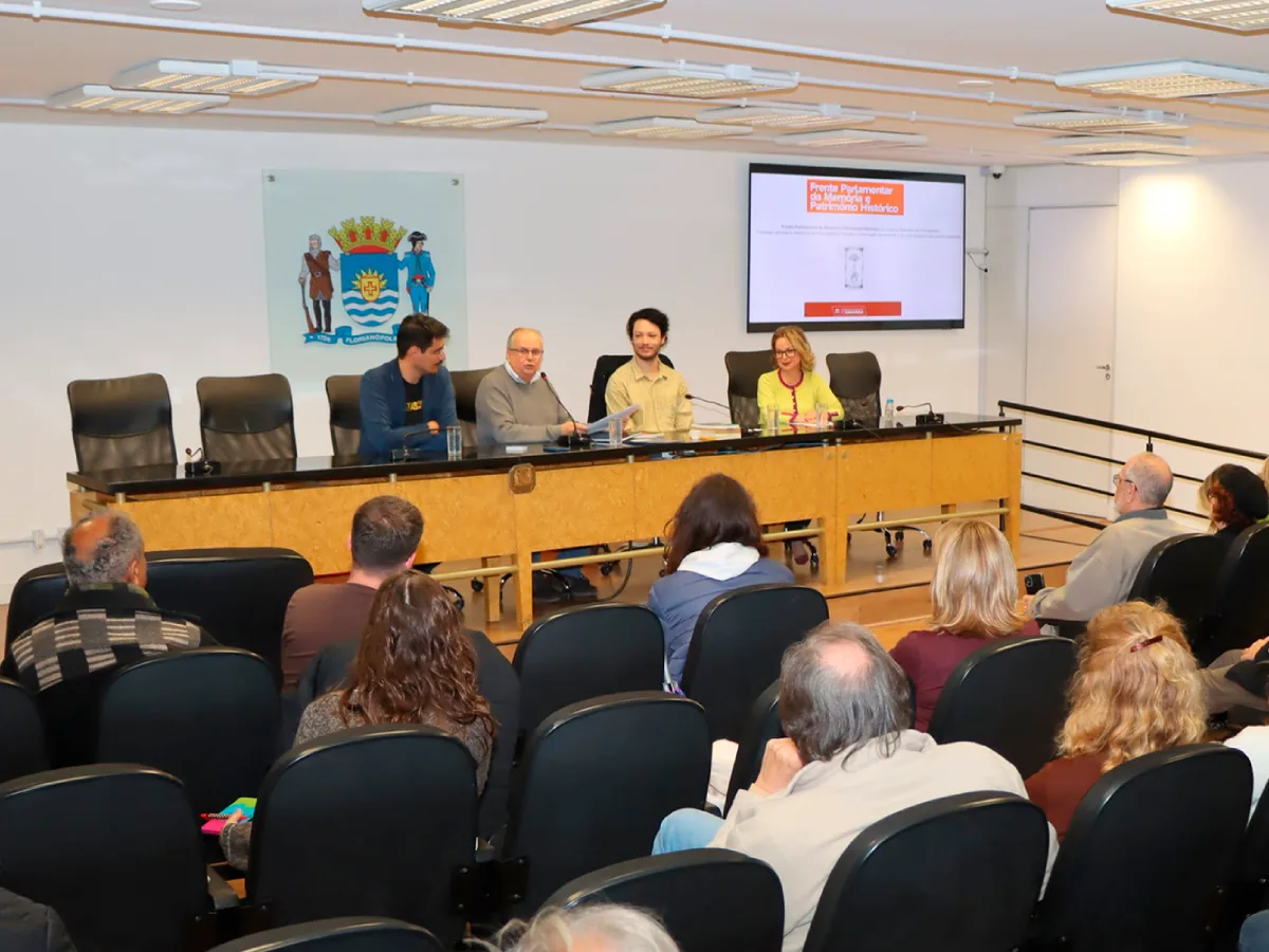Câmara de Florianópolis cria uma frente parlamentar para fortalecer a memória histórica da cidade