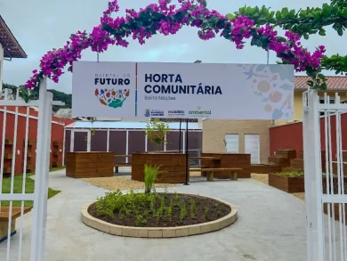 Horta comunitária do Bairro das Nações promove saúde e sustentabilidade para a população