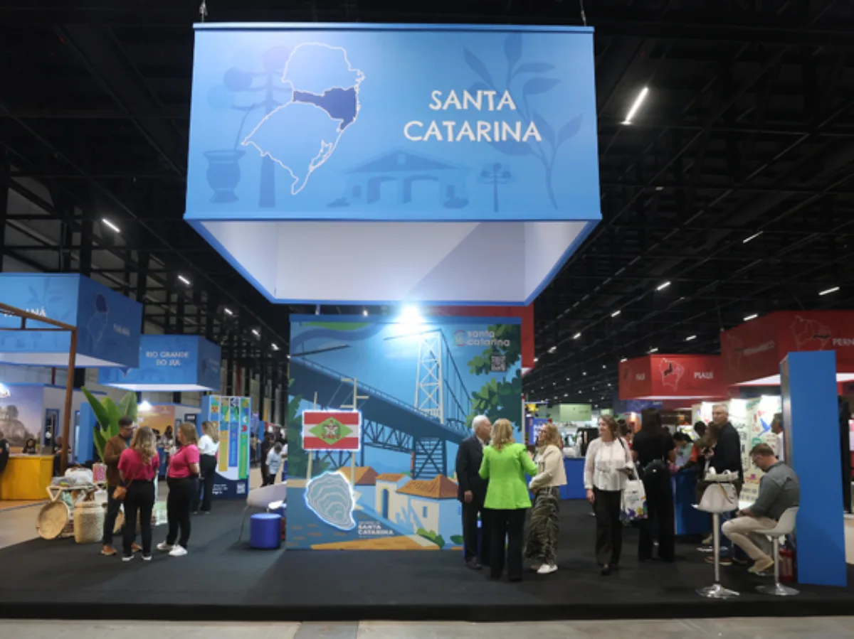 Santa Catarina se destacou no Salão do Turismo apresentando roteiros turísticos diversificados