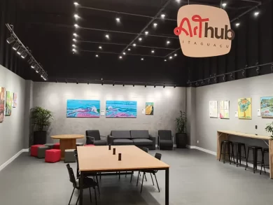 ArtHub: espaço colaborativo que une coworking e galeria de arte é inaugurado na Grande Floripa