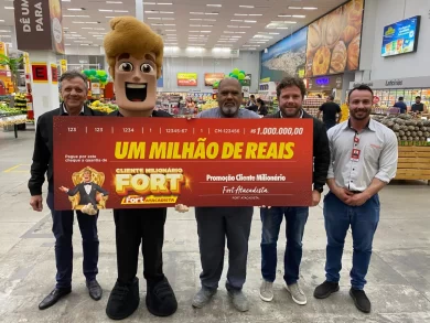 Morador de São José ganha prêmio de R$ 1 milhão em campanha promocional do Fort Atacadista