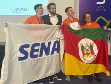 Concurso internacional de projetos científicos e tecnológicos encerra com premiação na UniSul, em Florianópolis
