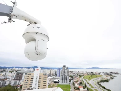 Florianópolis reforçou a segurança no desfile de 7 de setembro com câmeras de reconhecimento facial