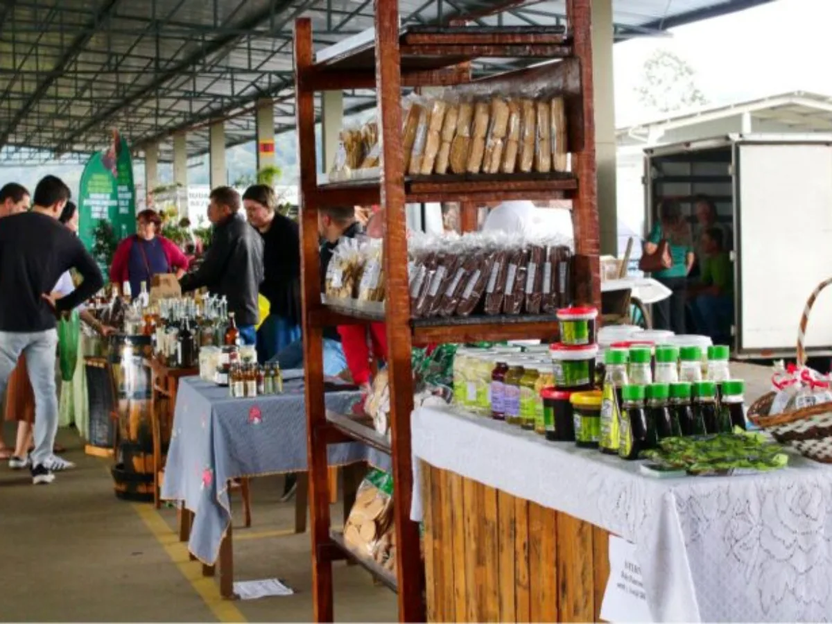 Feira Direto do Campo oferece flores, hortaliças e sabores coloniais em Joinville