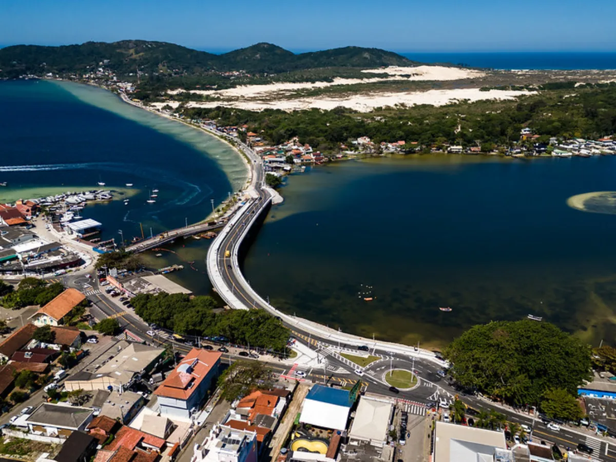 Ciclistas e pedestres já podem usar a nova ponte da Lagoa da Conceição