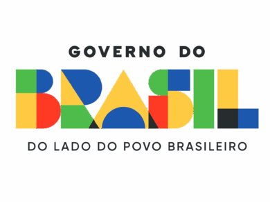 "Do lado do povo brasileiro" é o slogan que define a nova marca do governo federal - png