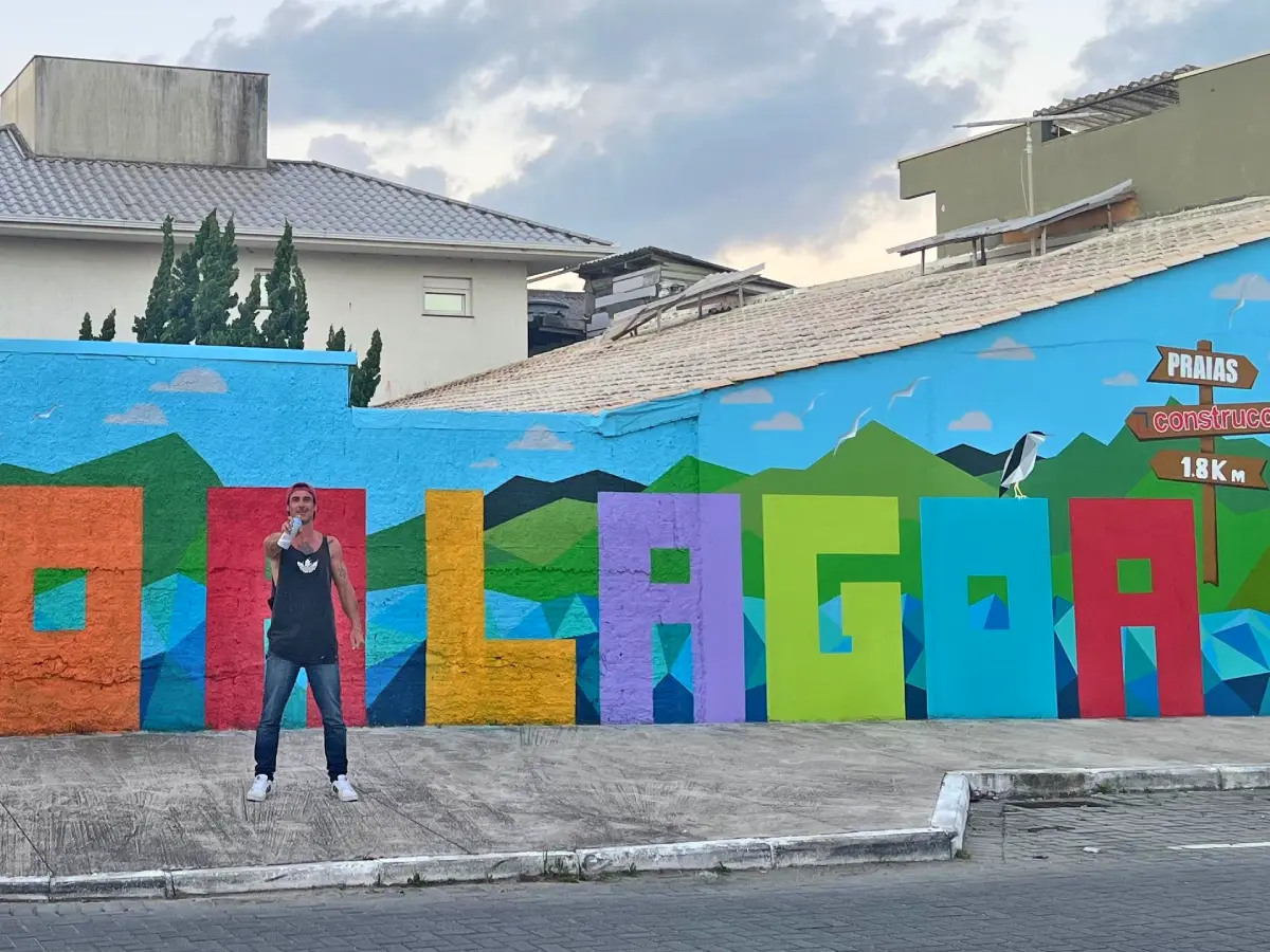 Projeto artístico procura apoio para criar galeria de arte a céu aberto na Lagoa da Conceição