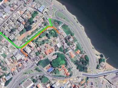 Intervenções na via do Continente de Florianópolis alteram o fluxo de trânsito no Estreito