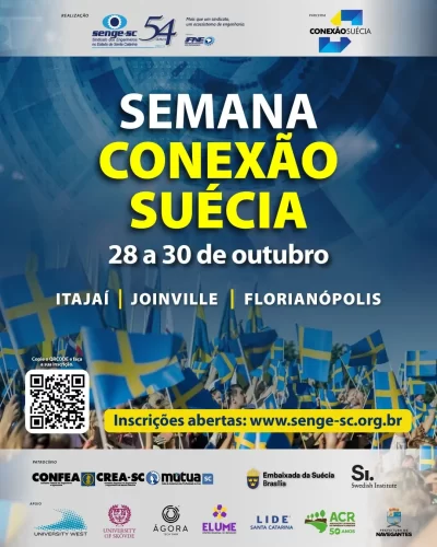 Semana Conexão Suécia celebra os laços entre Brasil e Suécia em Santa Catarina